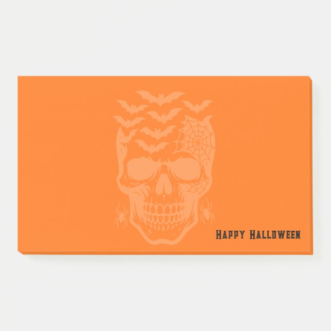 Halloween-Postnoten Post-it Klebezettel (Vorderseite)