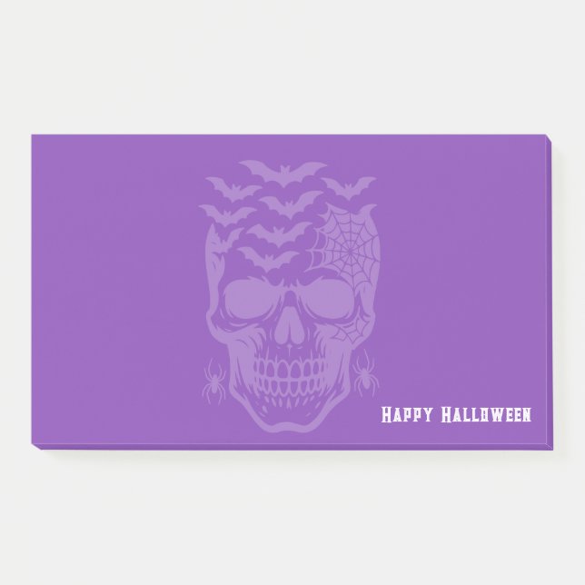 Halloween-Postnoten Post-it Klebezettel (Vorderseite)
