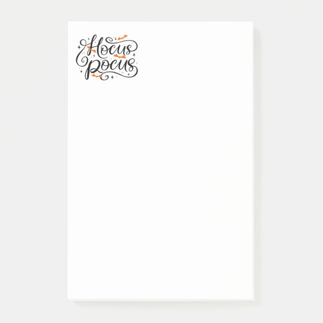 Halloween-Postnoten Post-it Klebezettel (Vorderseite)