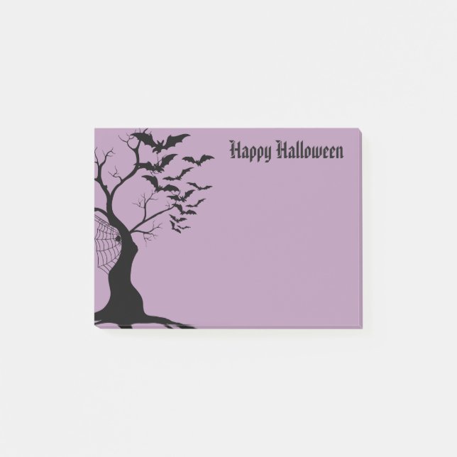 Halloween-Postnoten Post-it Klebezettel (Vorderseite)