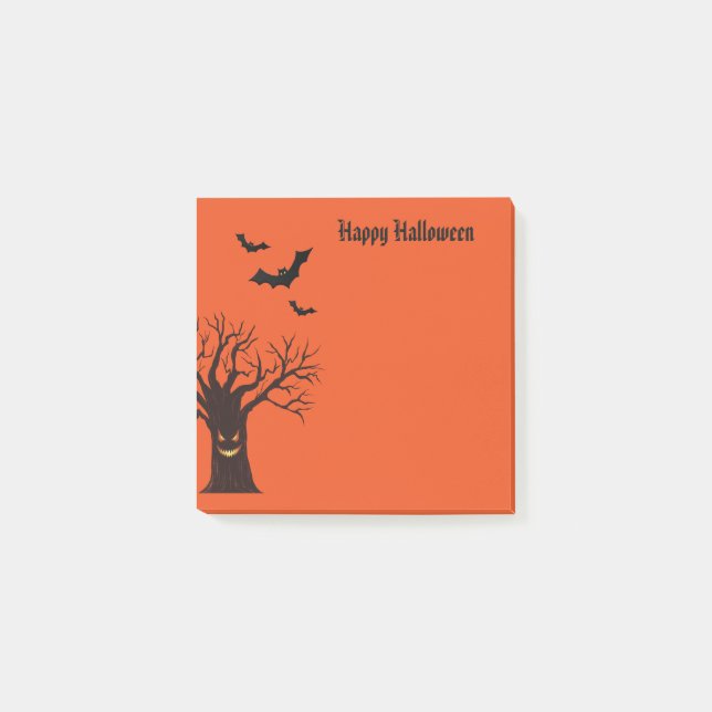 Halloween-Postnoten Post-it Klebezettel (Vorderseite)