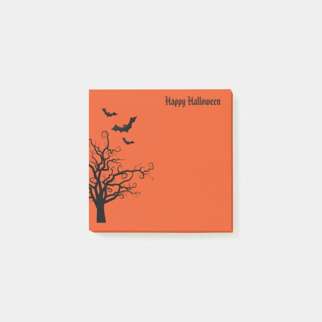 Halloween-Postnoten Post-it Klebezettel (Vorderseite)
