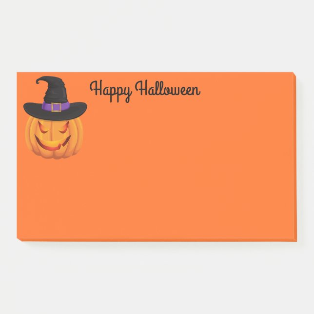 Halloween-Postnoten Post-it Klebezettel (Vorderseite)
