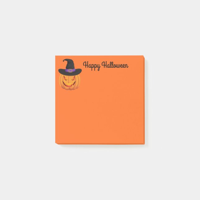Halloween-Postnoten Post-it Klebezettel (Vorderseite)