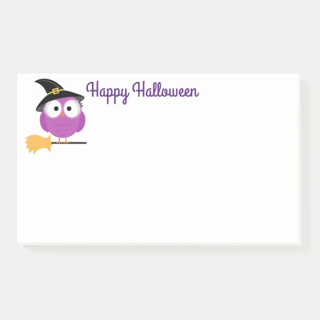 Halloween-Postnoten Post-it Klebezettel (Vorderseite)