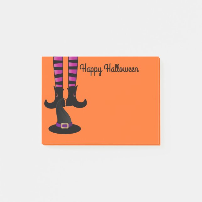 Halloween-Postnoten Post-it Klebezettel (Vorderseite)