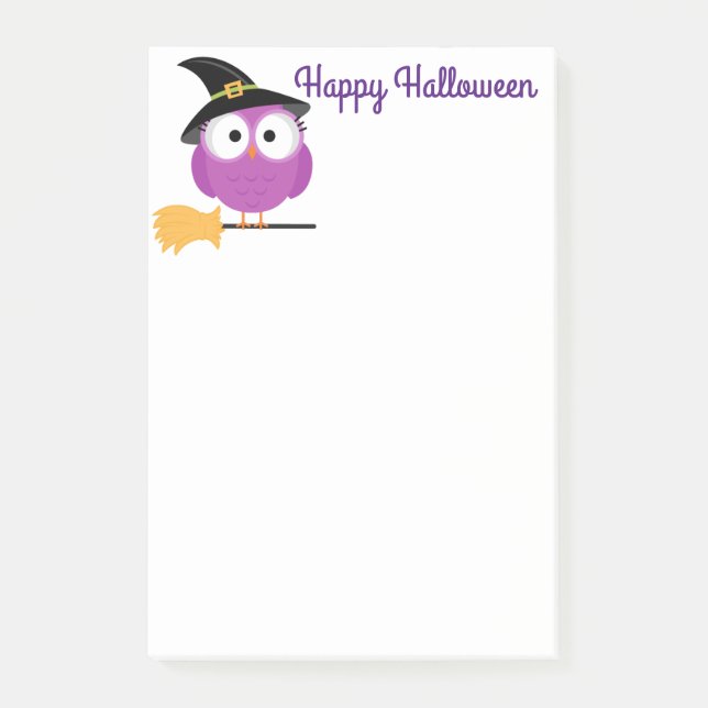 Halloween-Postnoten Post-it Klebezettel (Vorderseite)