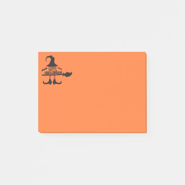 Halloween-Postnoten Post-it Klebezettel (Vorderseite)
