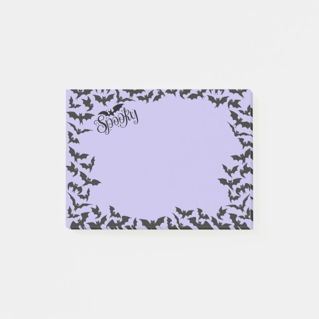 Halloween-Postnoten Post-it Klebezettel (Vorderseite)