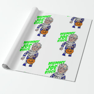 Halloween Präsident Joe Biden Mumie Geschenkpapier