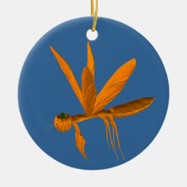 Halloween Praying Mantis Keramik Ornament (Vorne)
