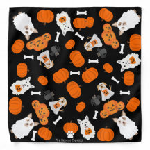 Halloween Print Bandana