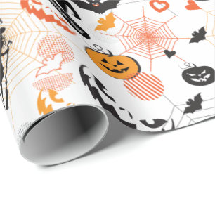 Halloween Product Merchandising - Leckerei oder Tr Geschenkpapier