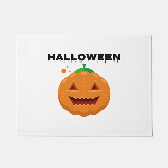 Halloween Pumkin Fußmatte (Vorderseite)
