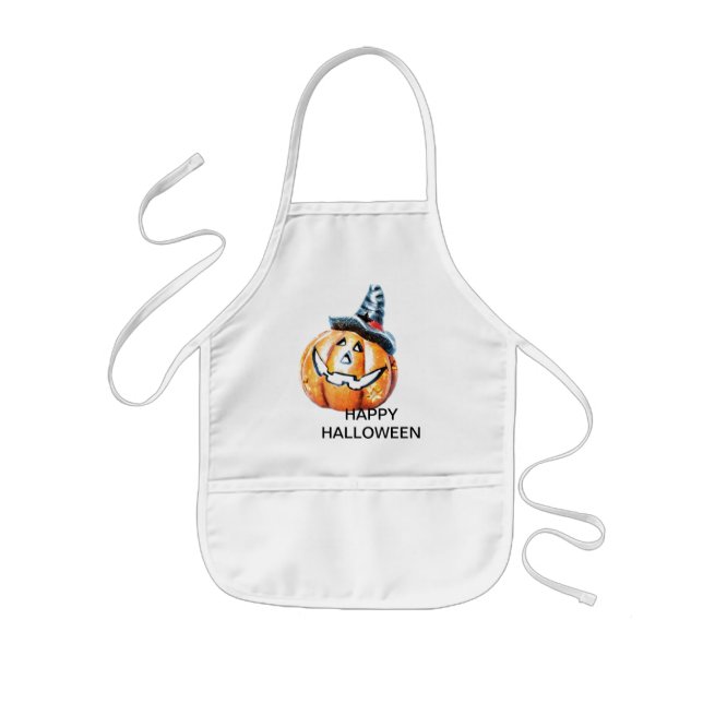 Halloween Pumkin Kinderschürze (Vorne)