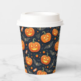 Halloween Pumkin Paper Cup Pappbecher