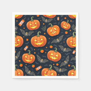 Halloween Pumkin Servietten