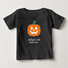 Halloween Pumpkin Baby Boy T-shirt