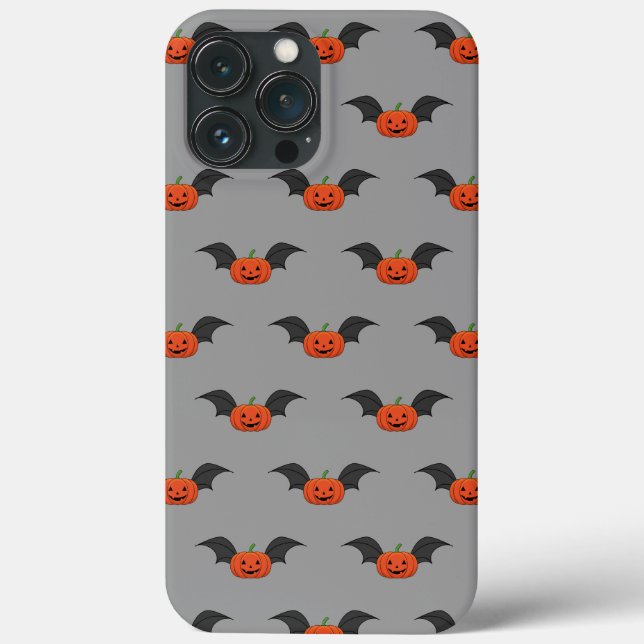 Halloween Pumpkin Bat Case-Mate iPhone Hülle (Rückseite)
