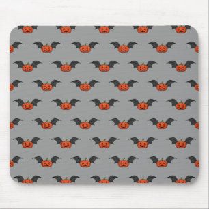 Halloween Pumpkin Bat Mousepad