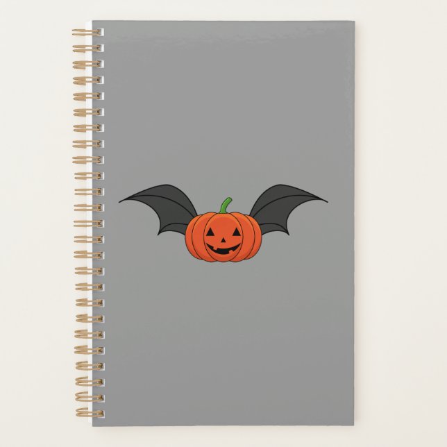 Halloween Pumpkin Bat Planer (Vorderseite)