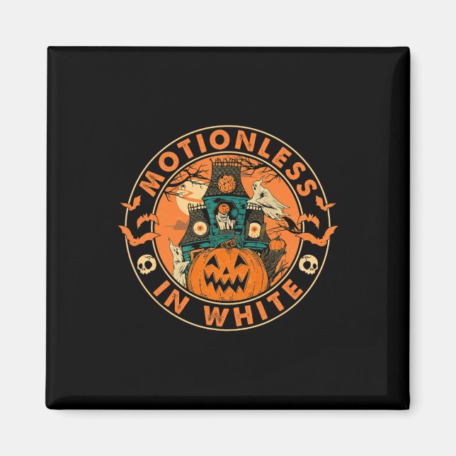 Halloween Pumpkin Beängstigend Fun Motionlesses in Magnet (Vorne)