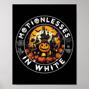 Halloween Pumpkin Beängstigende lustige Motionless Poster