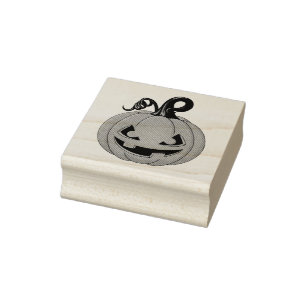 Halloween Pumpkin-Briefmarke Gummistempel