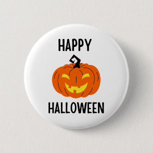 Halloween Pumpkin Button