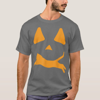 Halloween Pumpkin Cat Lover Jackolantern Mashup 13 T-Shirt