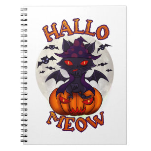 Halloween Pumpkin Catoween Notizblock