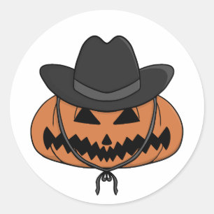 Halloween Pumpkin Country Runder Aufkleber