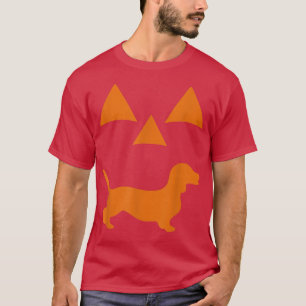 Halloween Pumpkin Dackel Jackolantern Kostüm T-Shirt