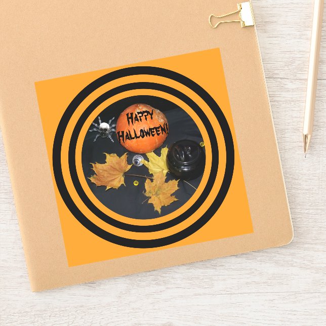 Halloween Pumpkin Dekoration Aufkleber (Notizbuch)