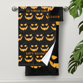 Halloween Pumpkin Face Black Custom Totuch Set