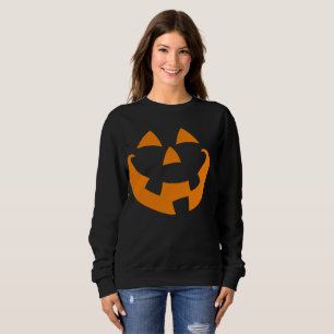 Halloween Pumpkin Face Sweatshirt