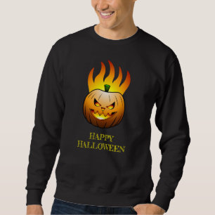 Halloween Pumpkin Face Sweatshirt