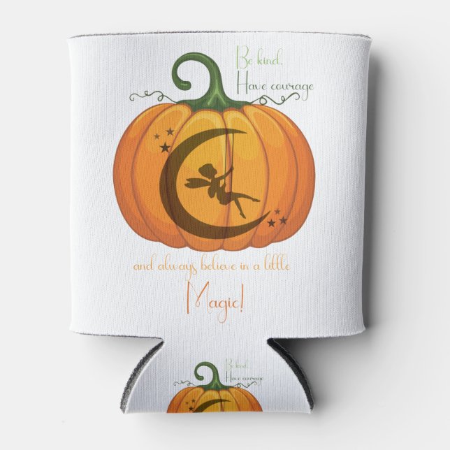 Halloween Pumpkin Fairy Design Dosenkühler (Vorderseite)