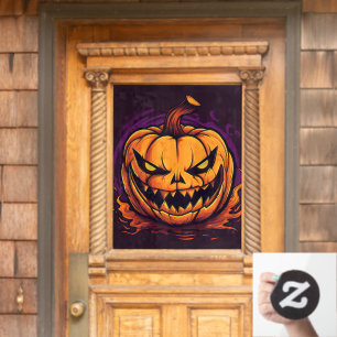 Halloween Pumpkin-Fensterklammer Fensteraufkleber
