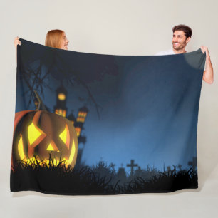 HALLOWEEN PUMPKIN FLEECEDECKE