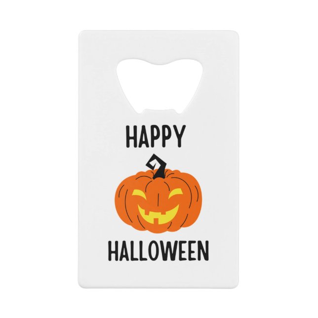 Halloween Pumpkin Geldbeutel Flaschenöffner (Vorderseite)