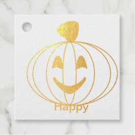 Halloween Pumpkin Geschenkanhänger