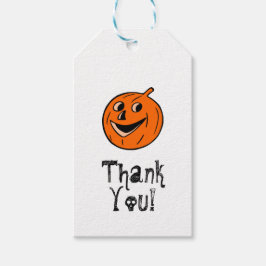 Halloween Pumpkin Geschenkanhänger