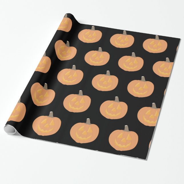 Halloween Pumpkin Geschenkpapier (Ungerollt)