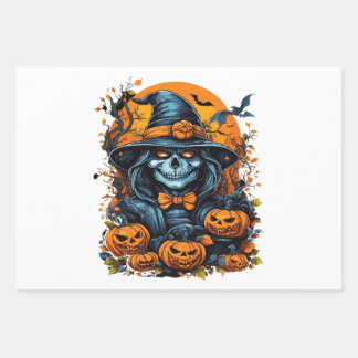 Halloween Pumpkin Geschenkpapier Set