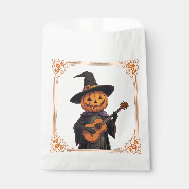 Halloween Pumpkin Geschenktütchen (Vorderseite)