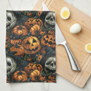 Halloween Pumpkin Geschirrtuch