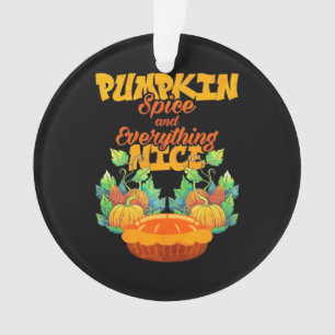 Halloween Pumpkin Gewürz und alles Gute Ornament