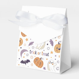 "Halloween Pumpkin Ghost and Bat Favor Box" Geschenkschachtel