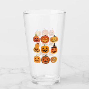 Halloween Pumpkin Glass Cup Glas